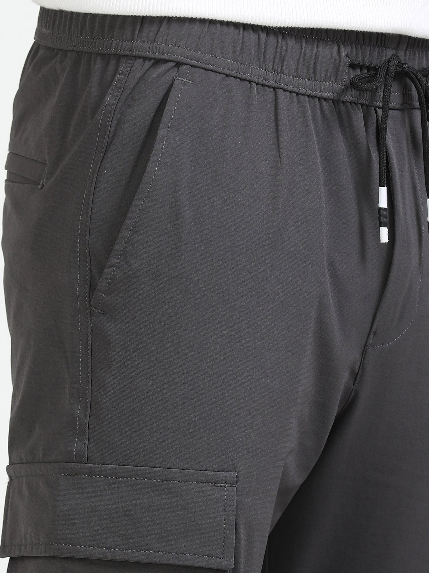 Men Parachute Cargo-Dk Grey