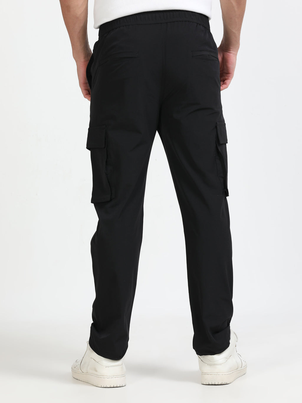 Men Parachute Cargo-Black