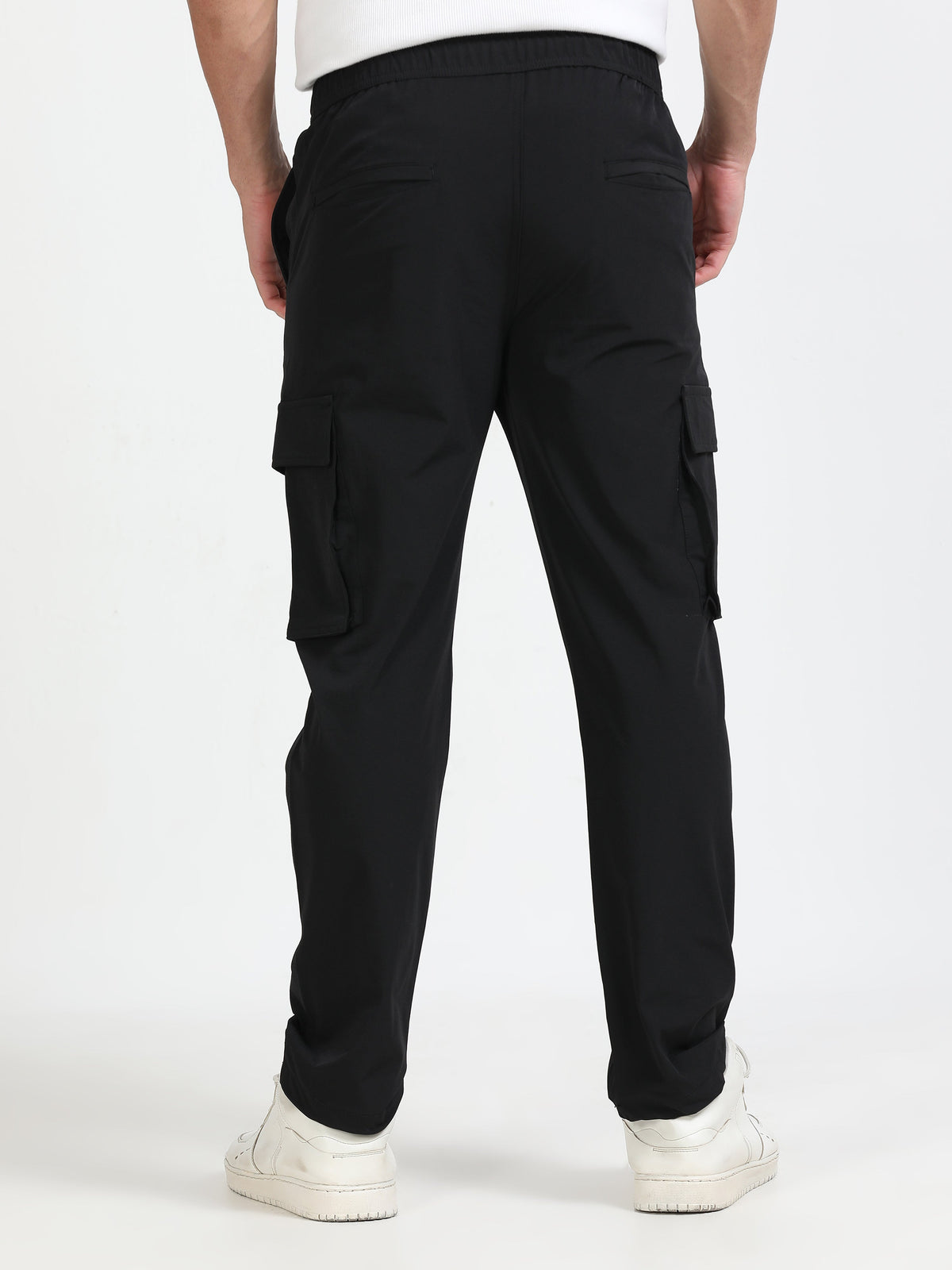 Men Parachute Cargo-Black