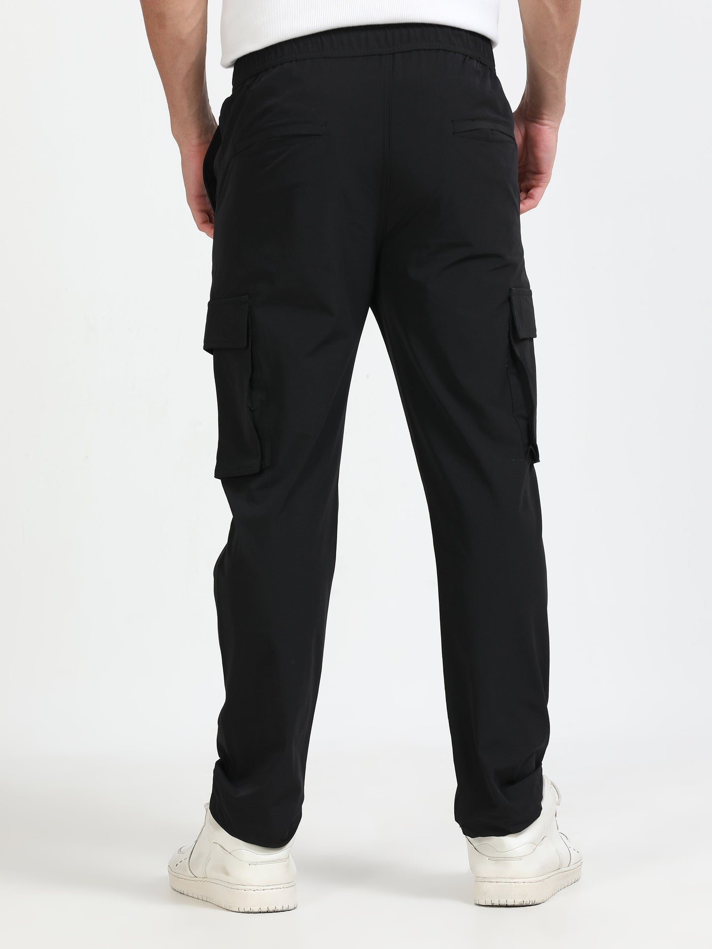Men Parachute Cargo-Black
