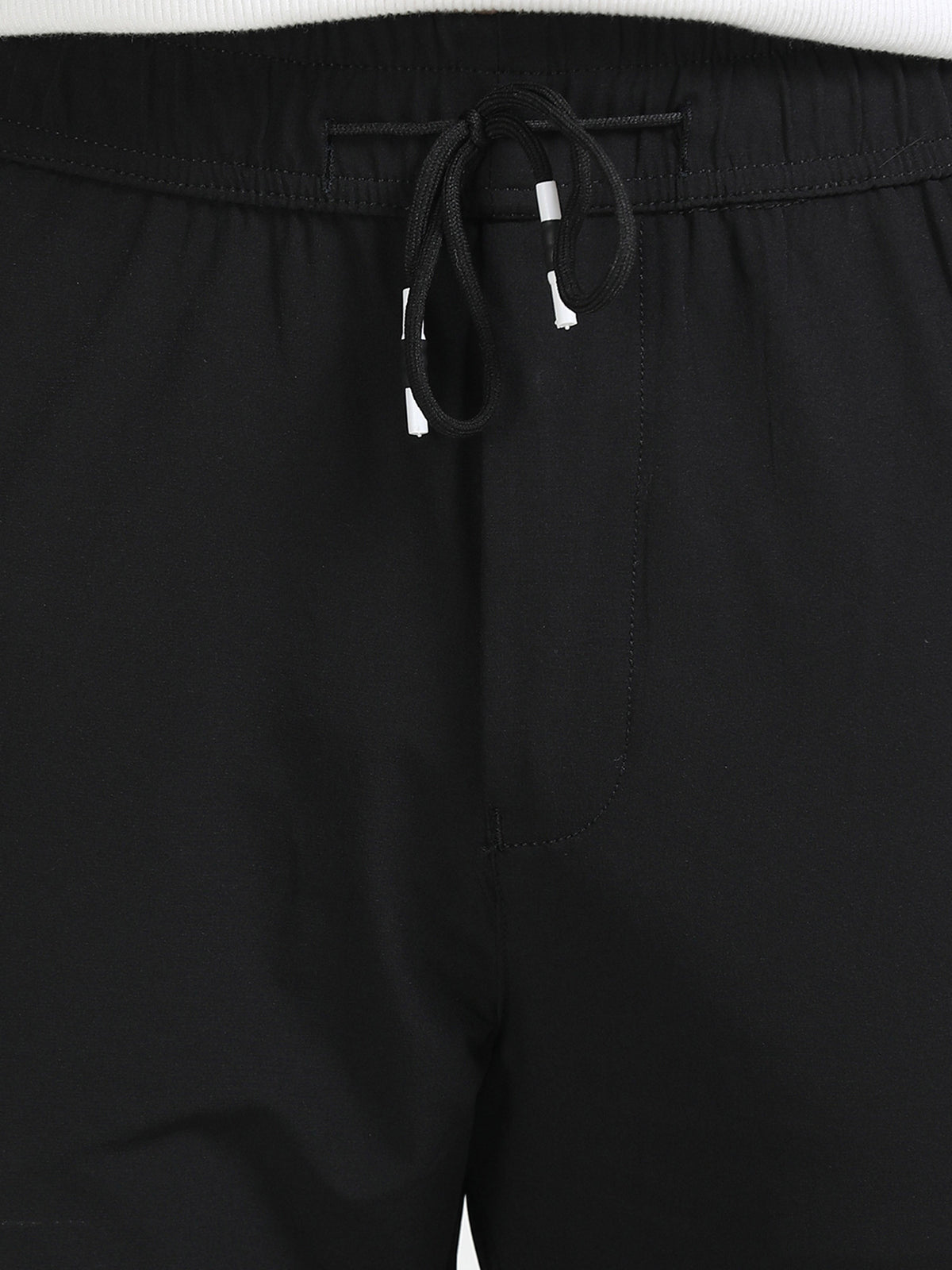 Men Parachute Cargo-Black