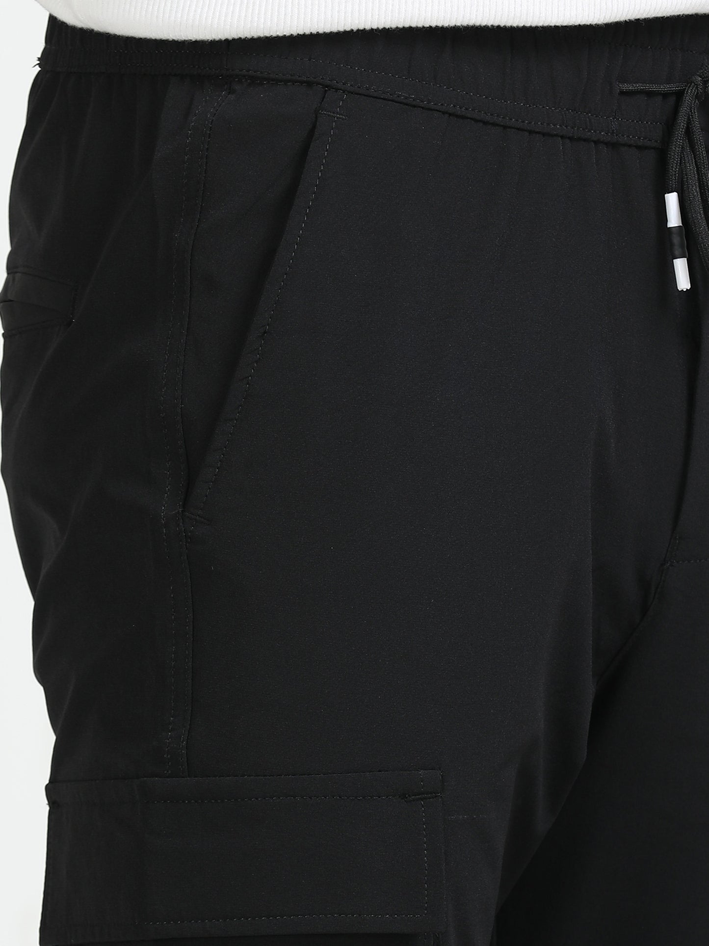 Men Parachute Cargo-Black