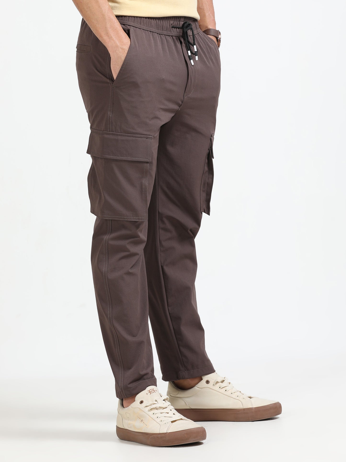 Men Parachute Cargo-Brown