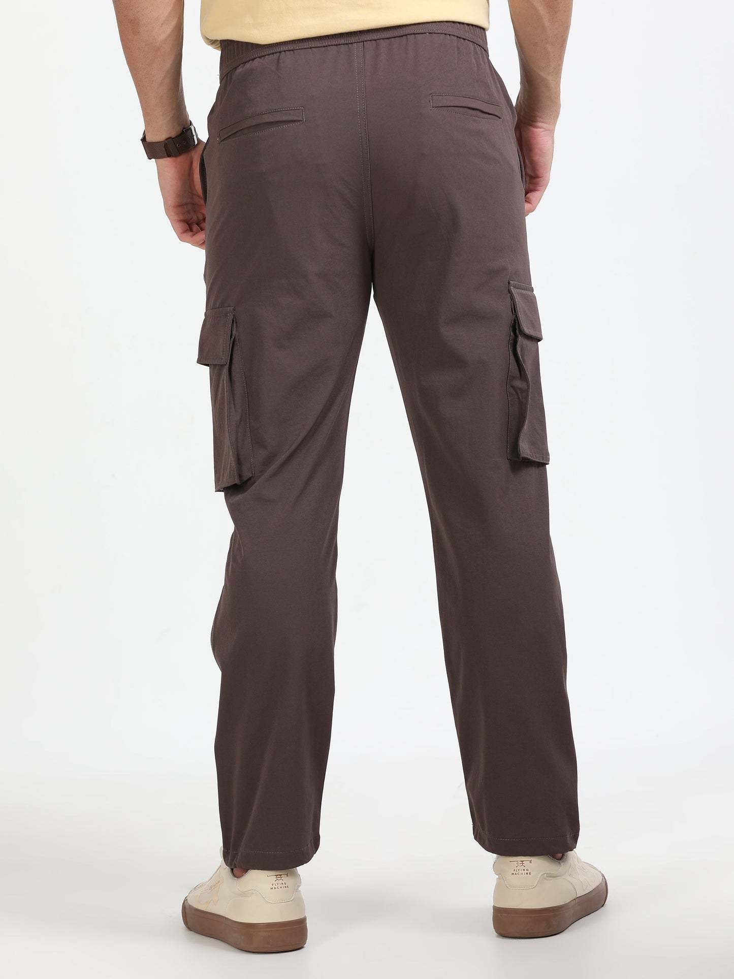Men Parachute Cargo-Brown