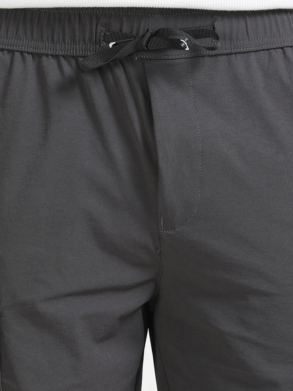 Men Parachute Cargo Shorts-Dk Grey