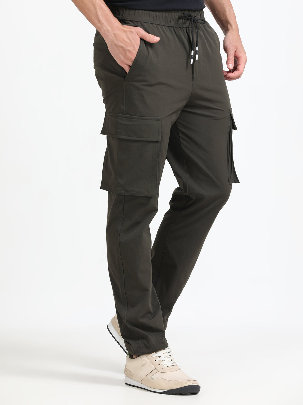 Men Parachute Cargo-Olive