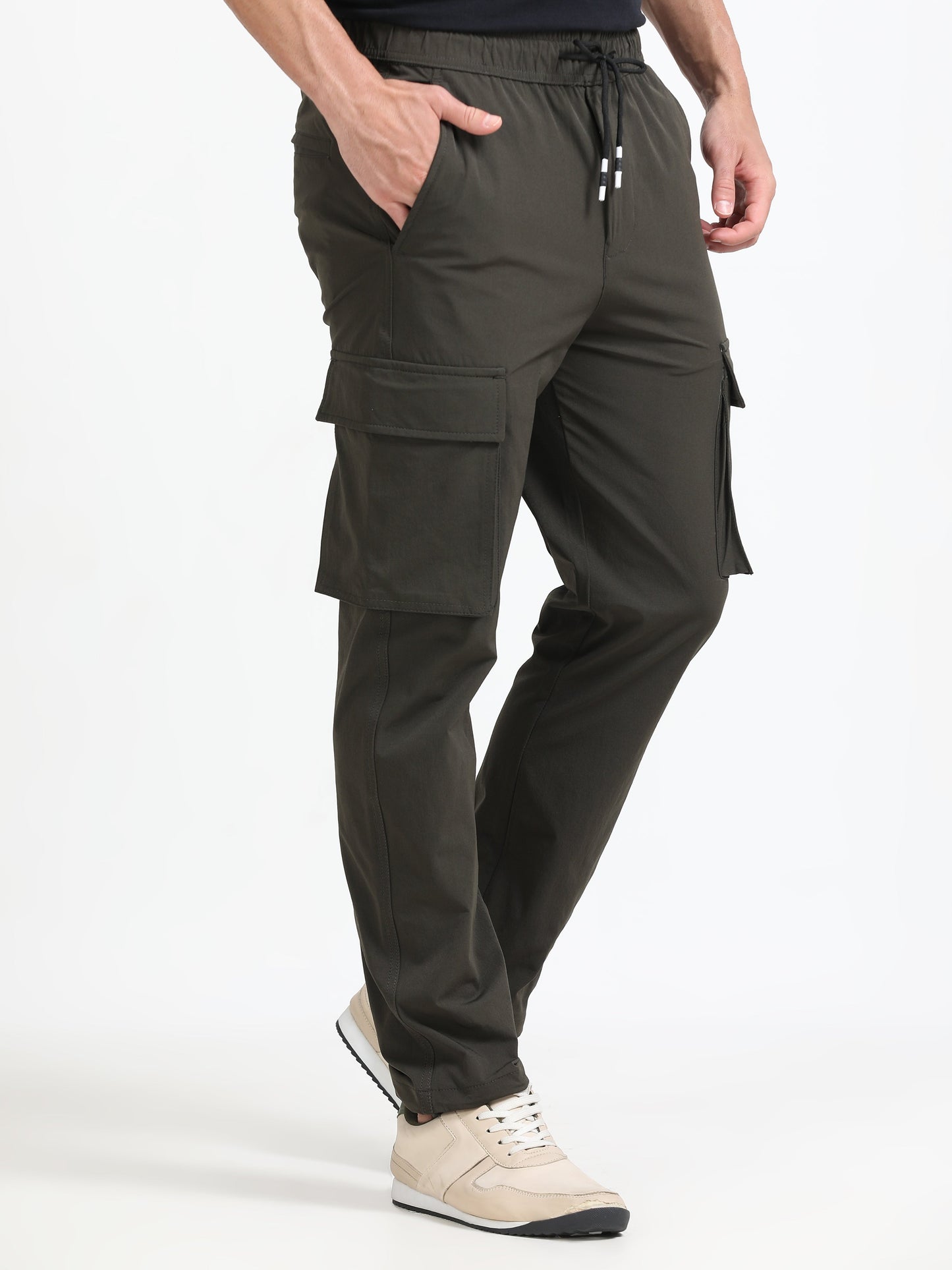 Men Parachute Cargo-Olive