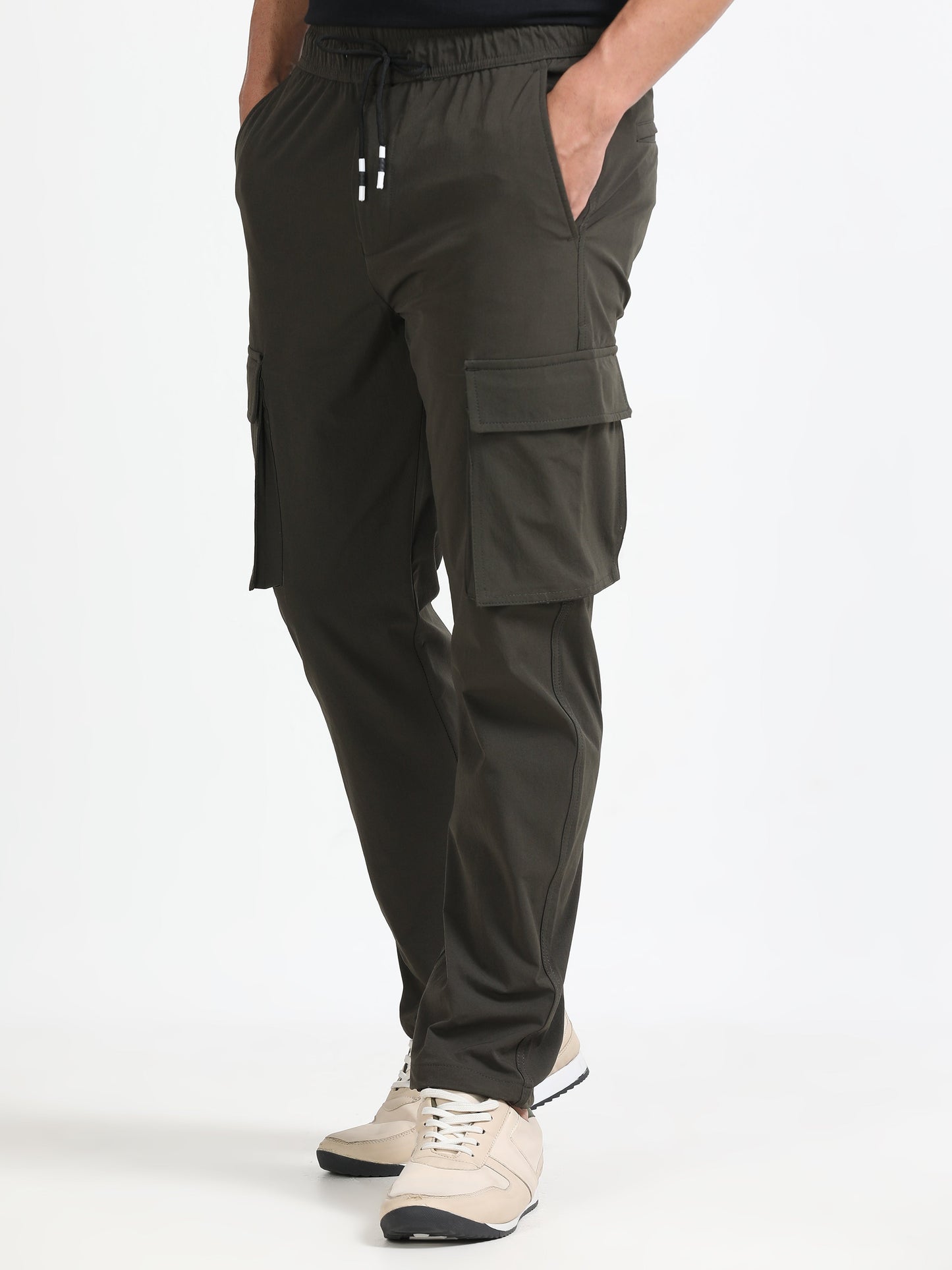 Men Parachute Cargo-Olive