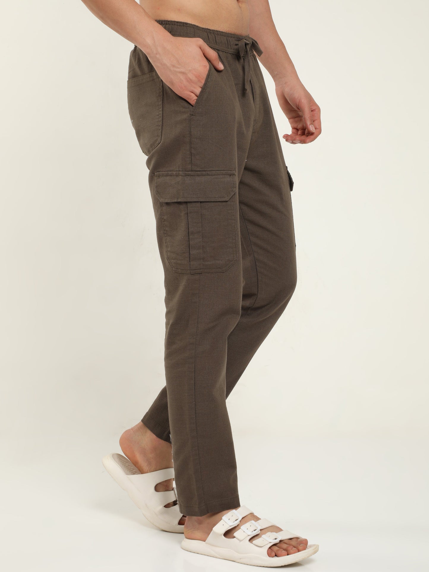 Men Lazy Fern Linen Pants