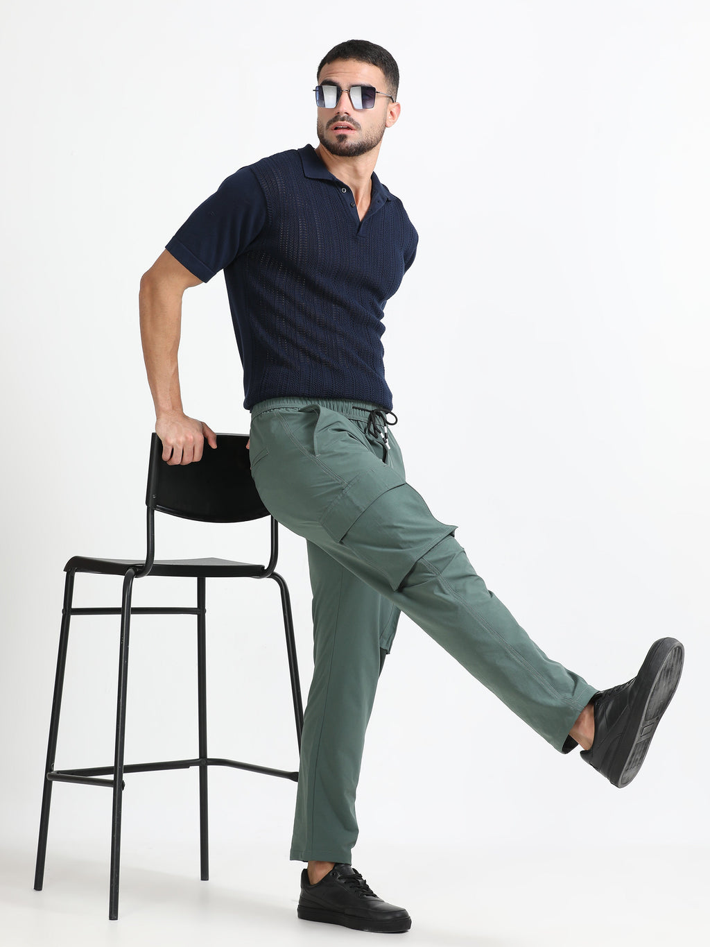 Men Parachute Cargo-Ft Green