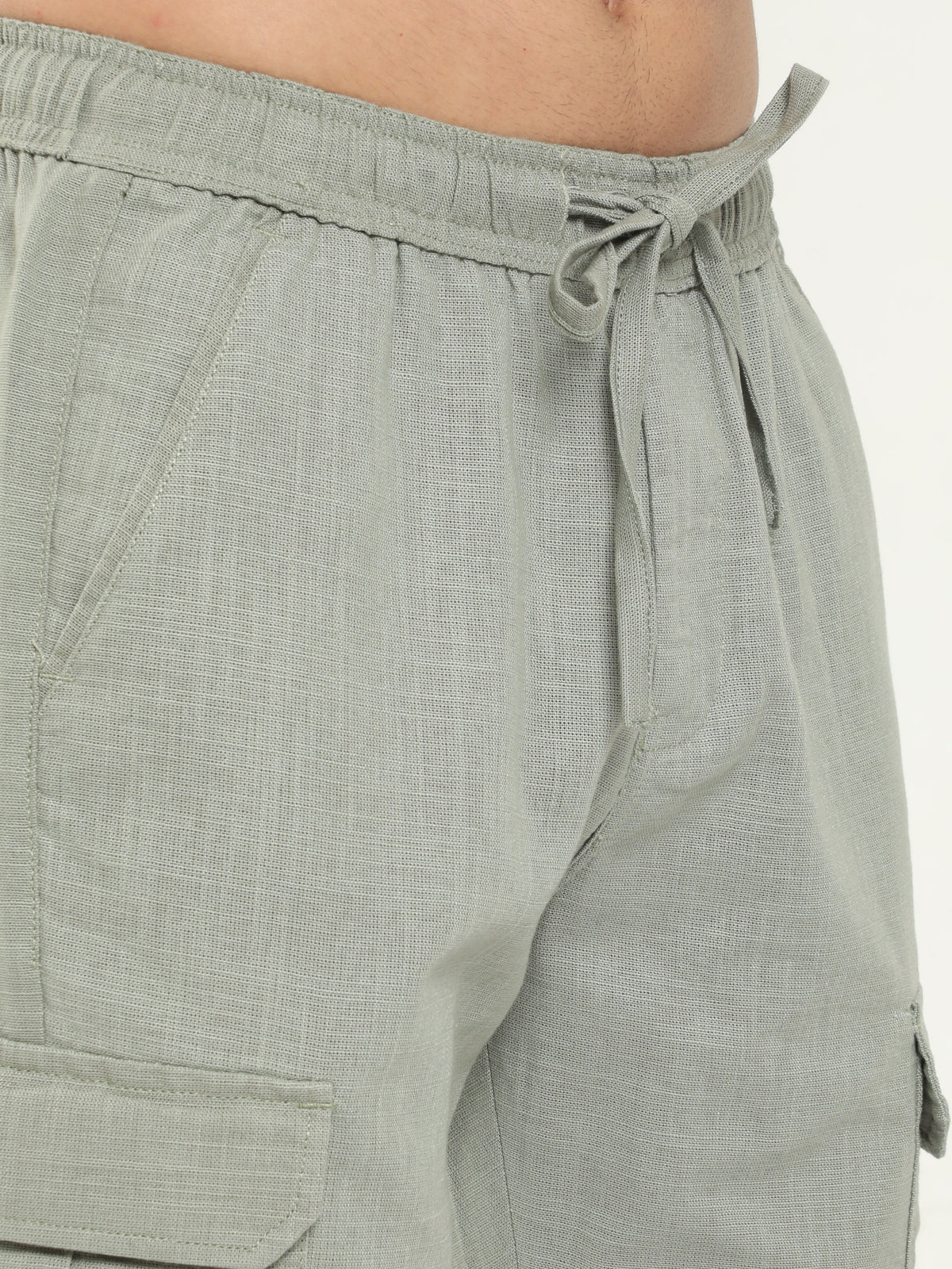 Men Lazy Stone Linen Pants