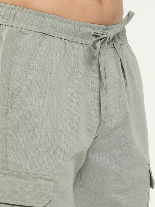 Men Lazy Stone Linen Pants