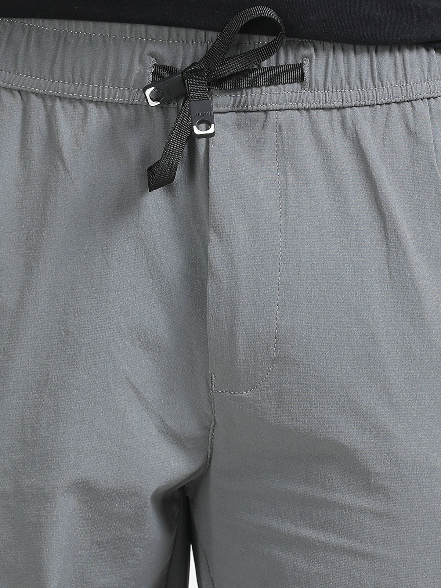Men Parachute Cargo Shorts-Lt Grey