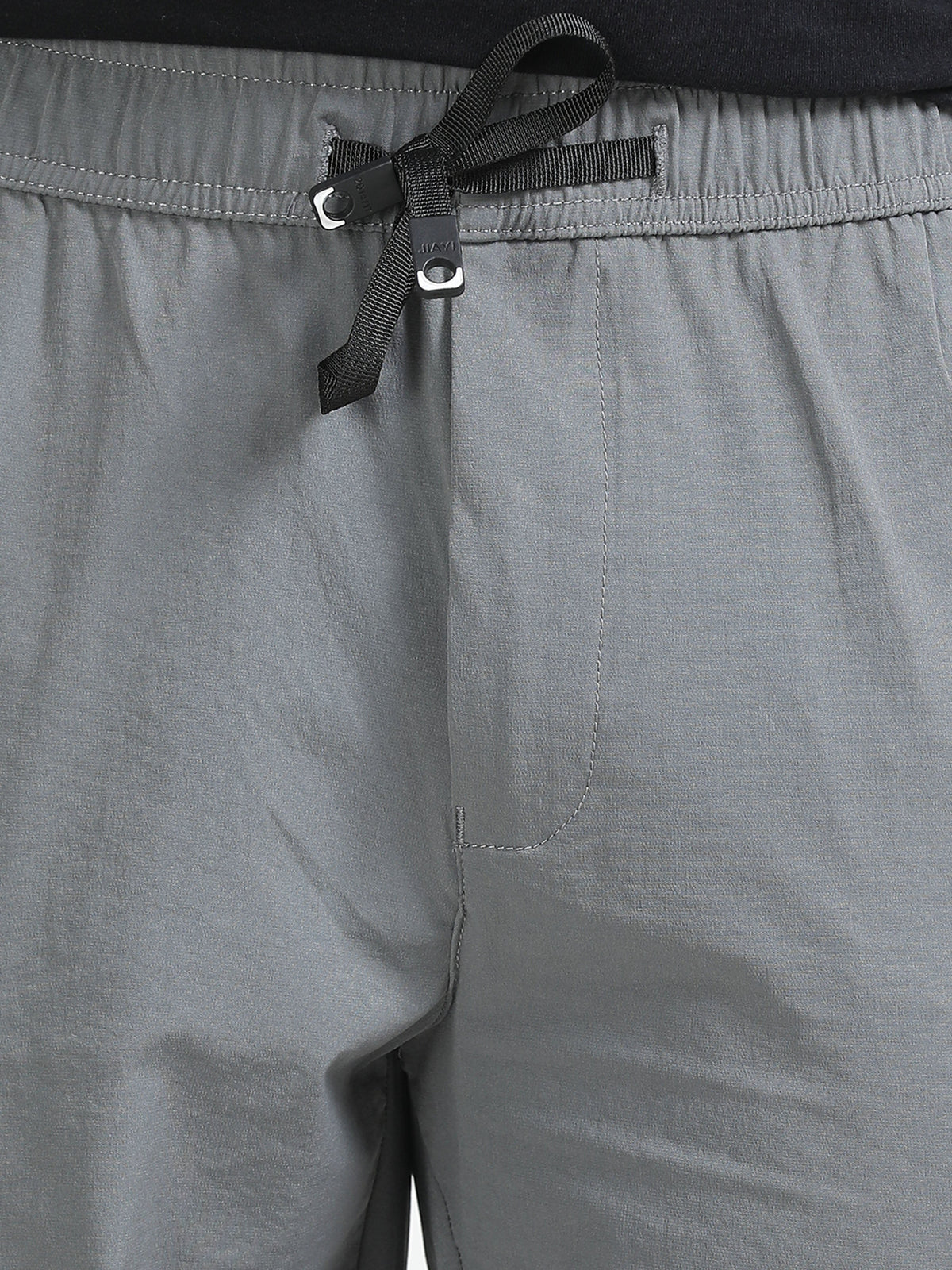 Men Parachute Cargo Shorts-Lt Grey