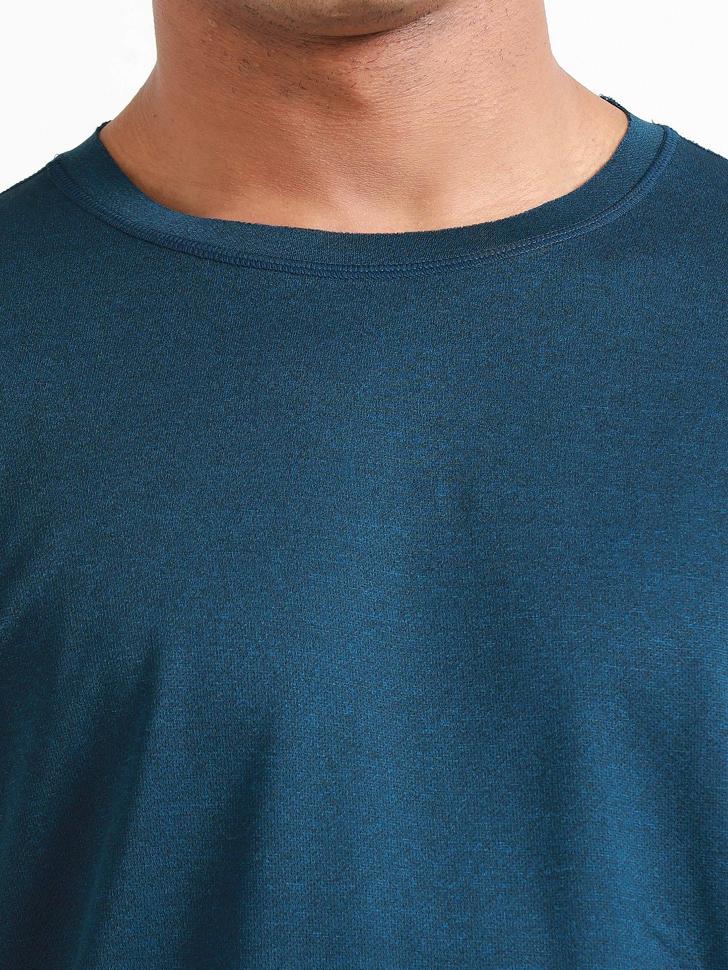 Active Crew neck chest printed reversable performance Tee