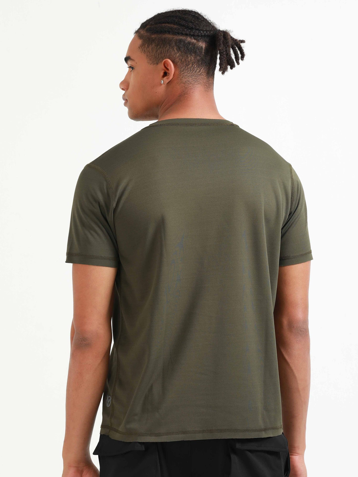 Active Crew neck printed reversable performance Tee