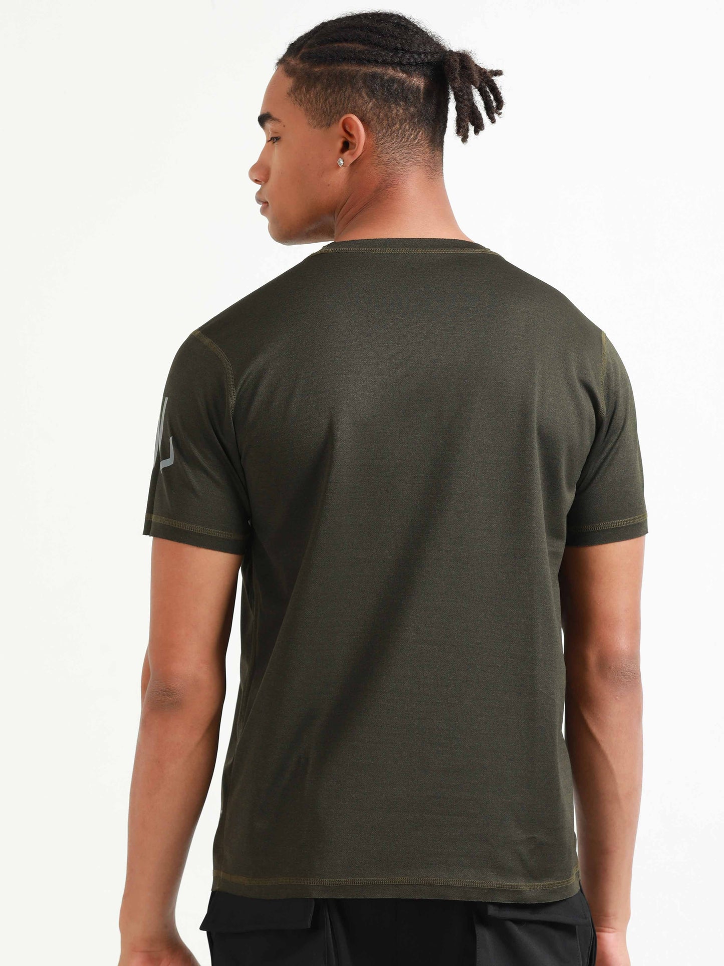 Active Crew neck printed reversable performance Tee