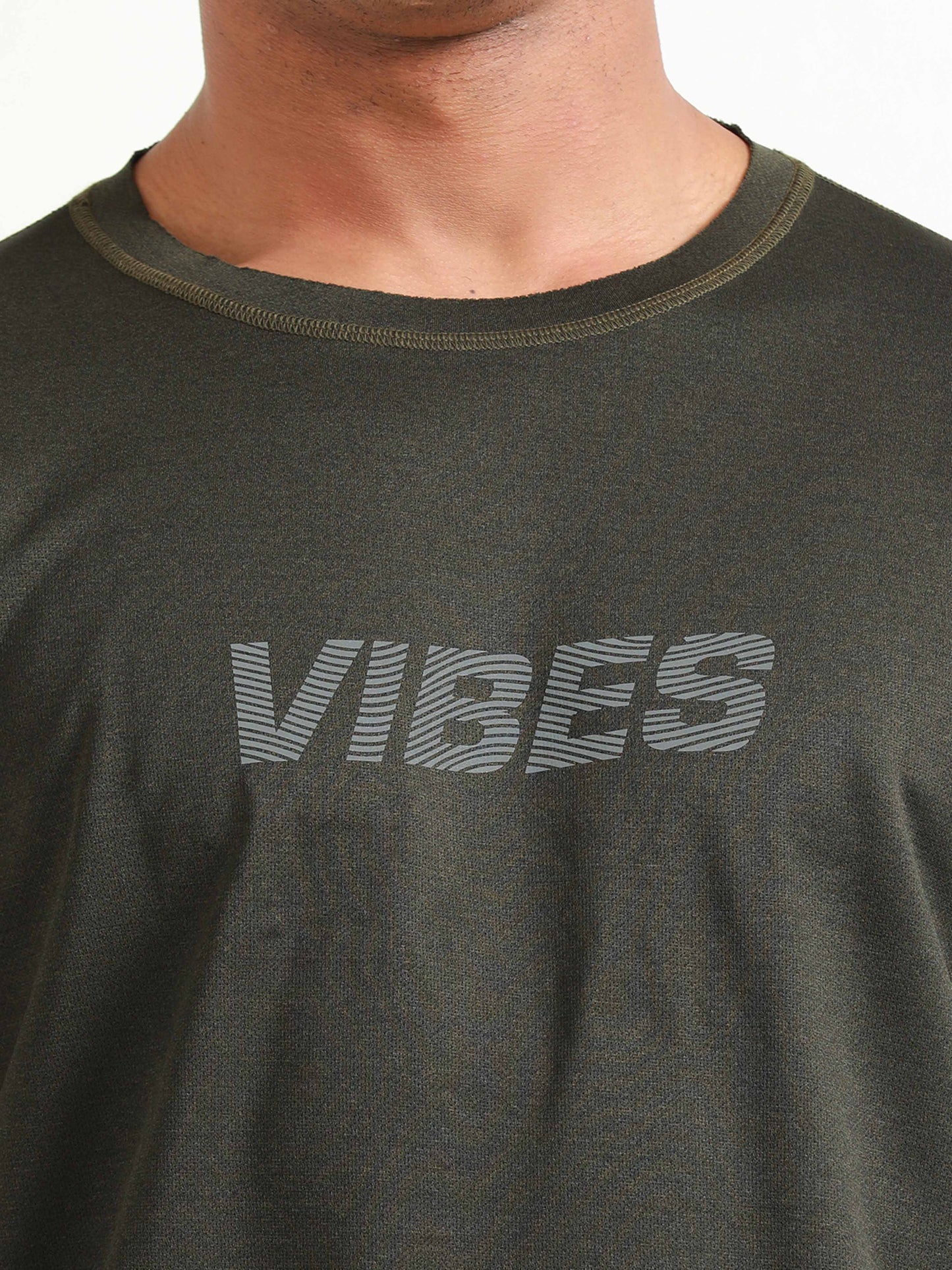 Active Crew neck printed reversable performance Tee