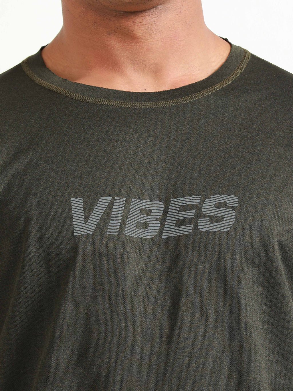 Active Crew neck printed reversable performance Tee