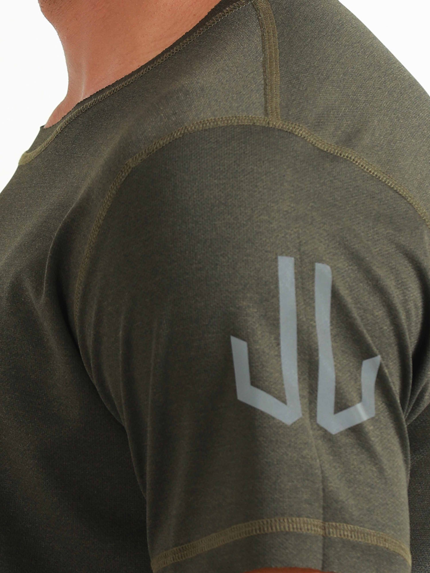 Active Crew neck printed reversable performance Tee