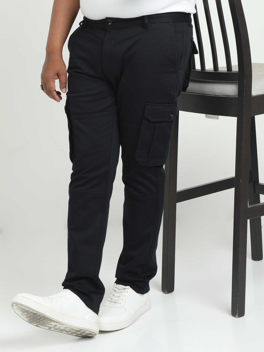Men Plus Cargo-Black
