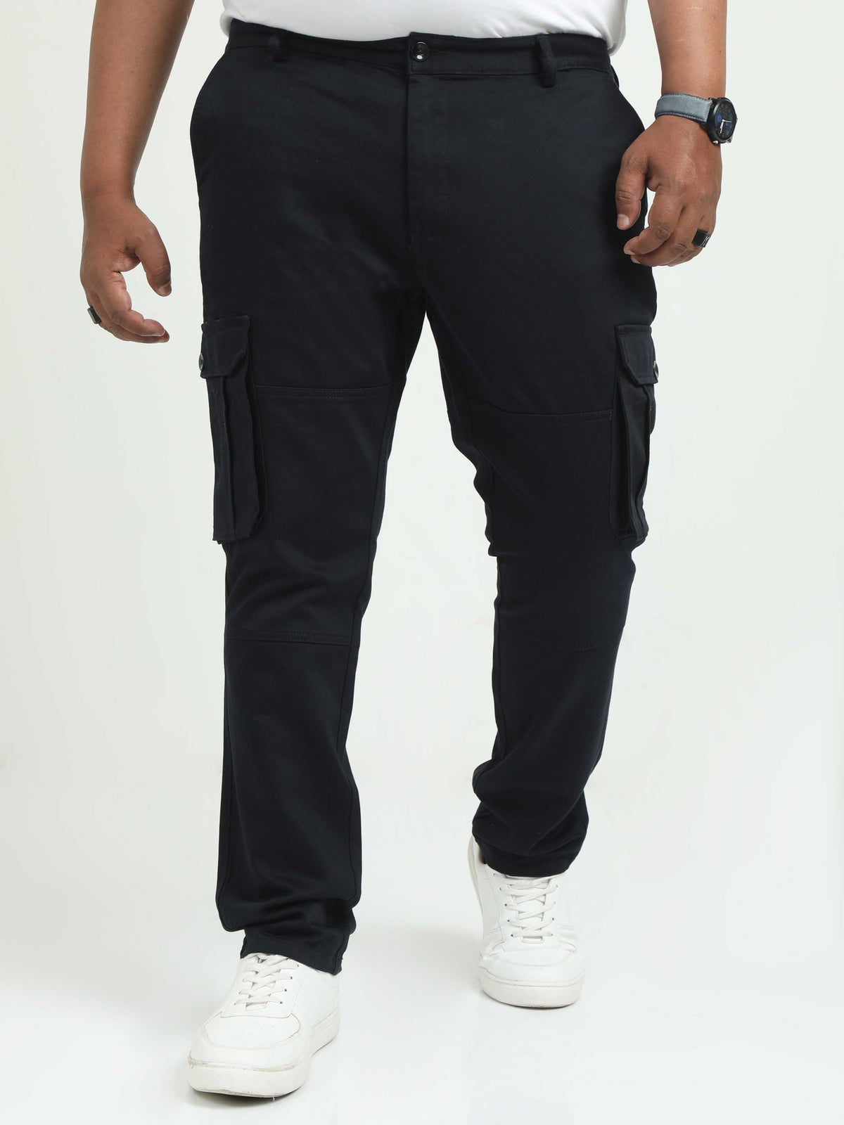 Men Plus Cargo-Black