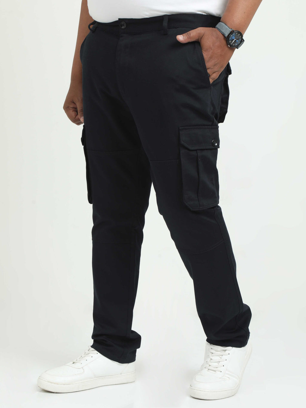 Men Plus Cargo-Black