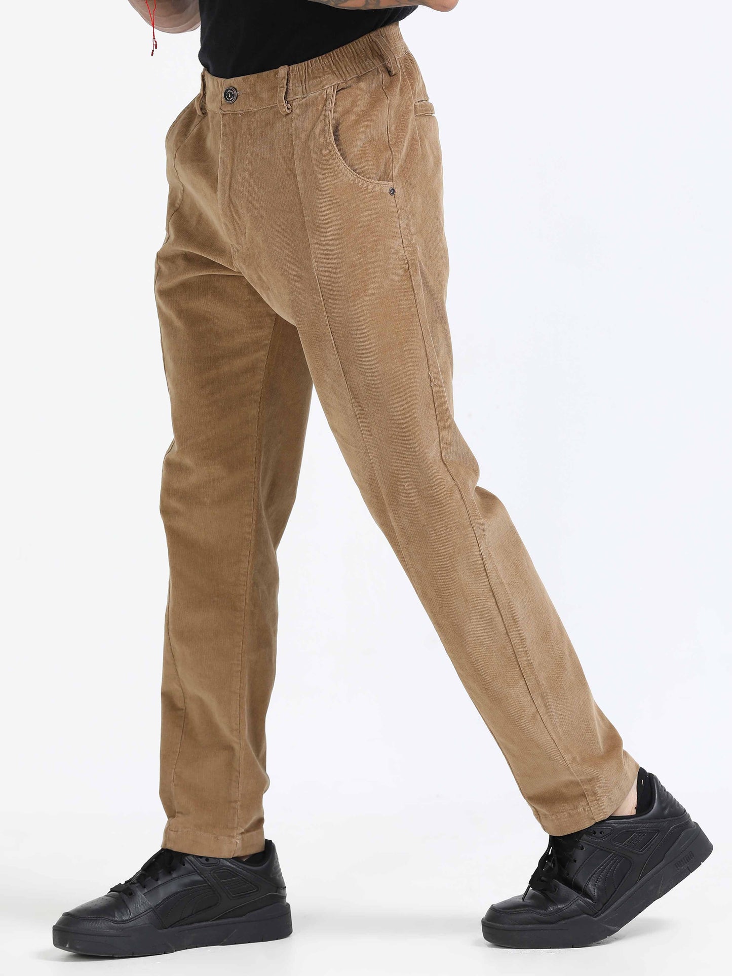 Premium Corduroy Pant In Khaki