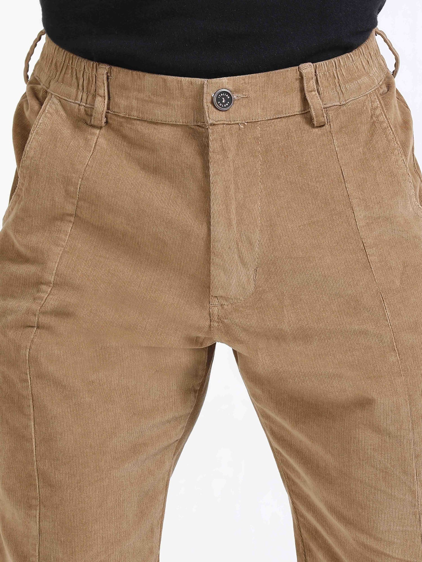 Premium Corduroy Pant In Khaki