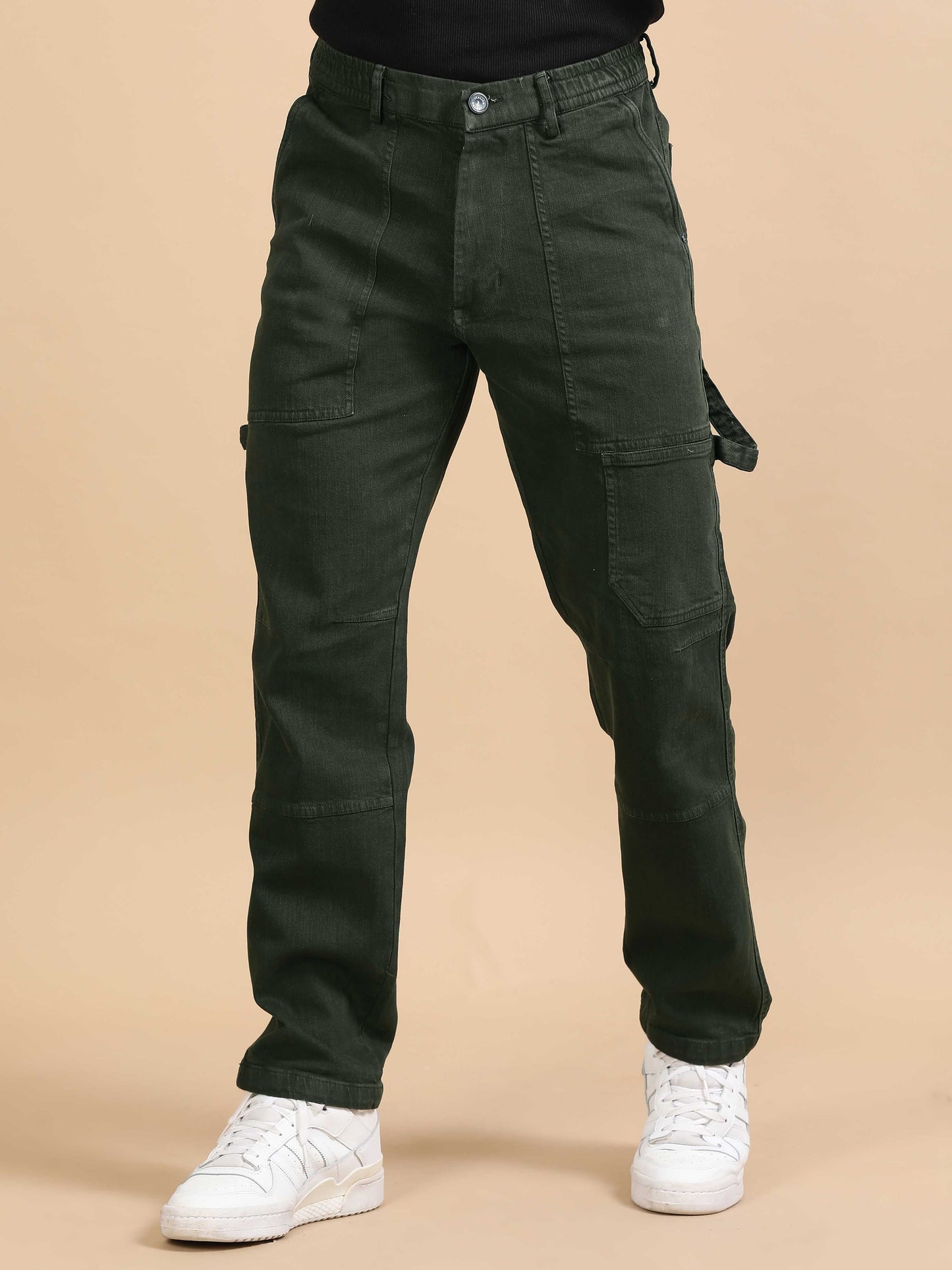 Craftline Carpenter Denim In Olive