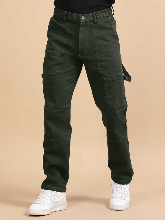 Craftline Carpenter Denim In Olive