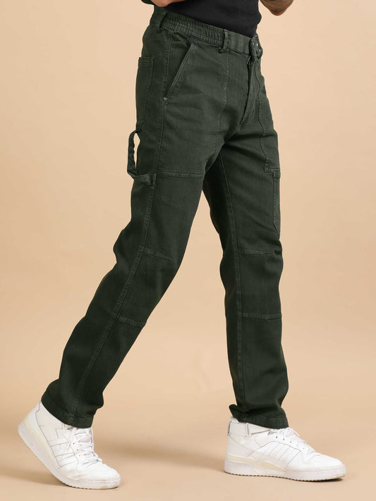Craftline Carpenter Denim In Olive