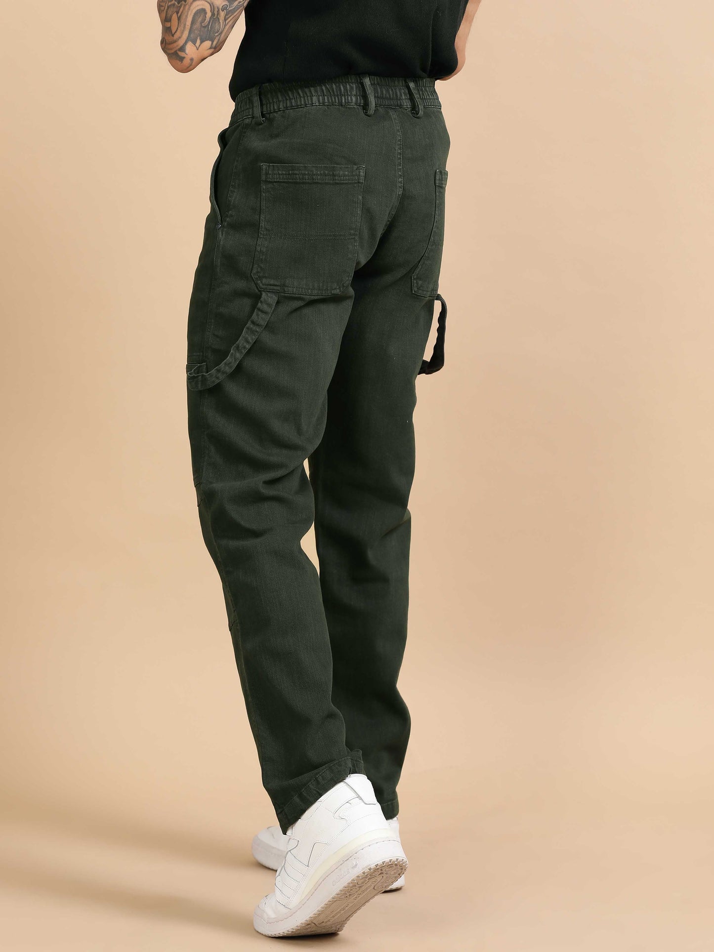 Craftline Carpenter Denim In Olive