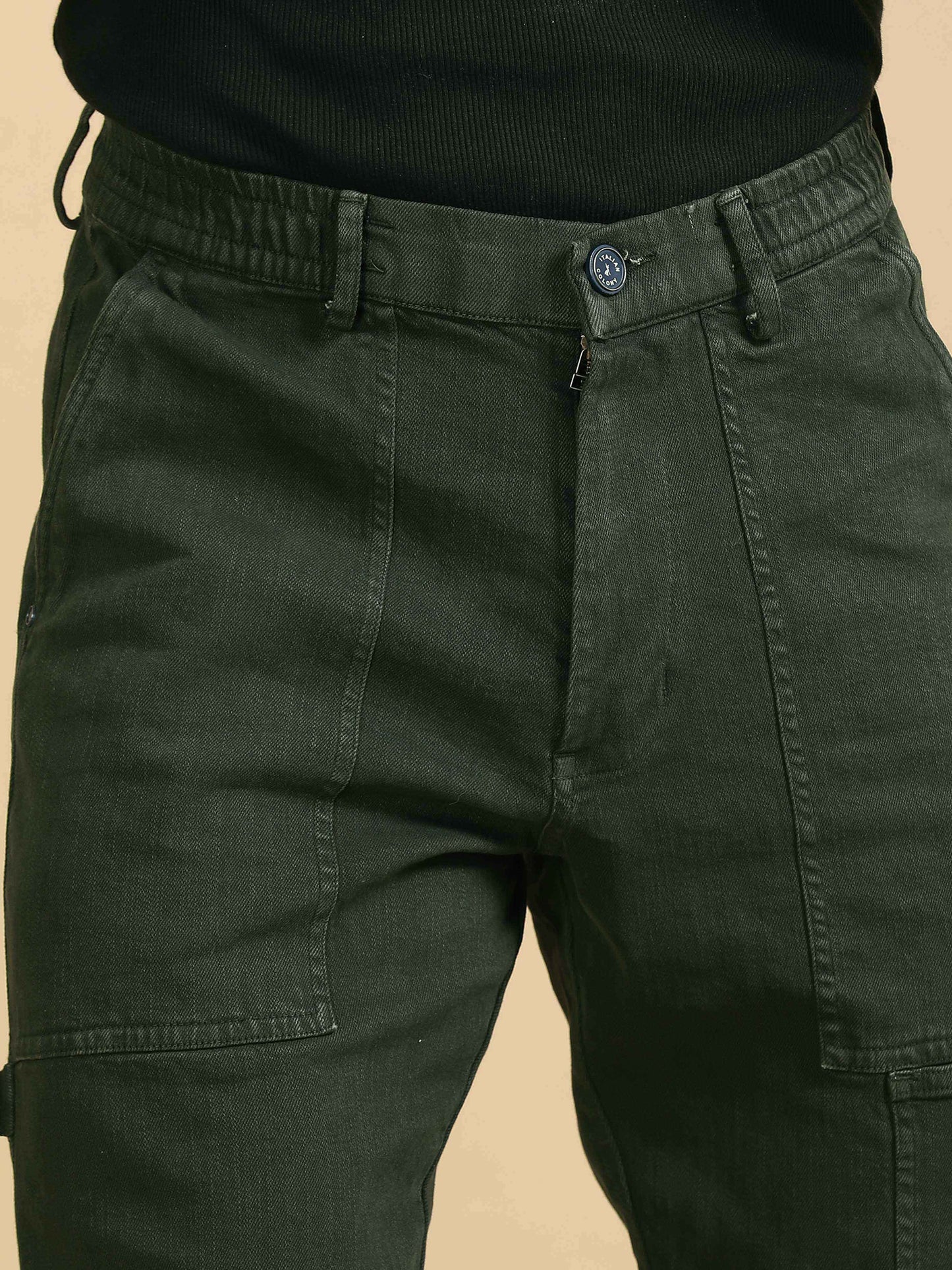 Craftline Carpenter Denim In Olive