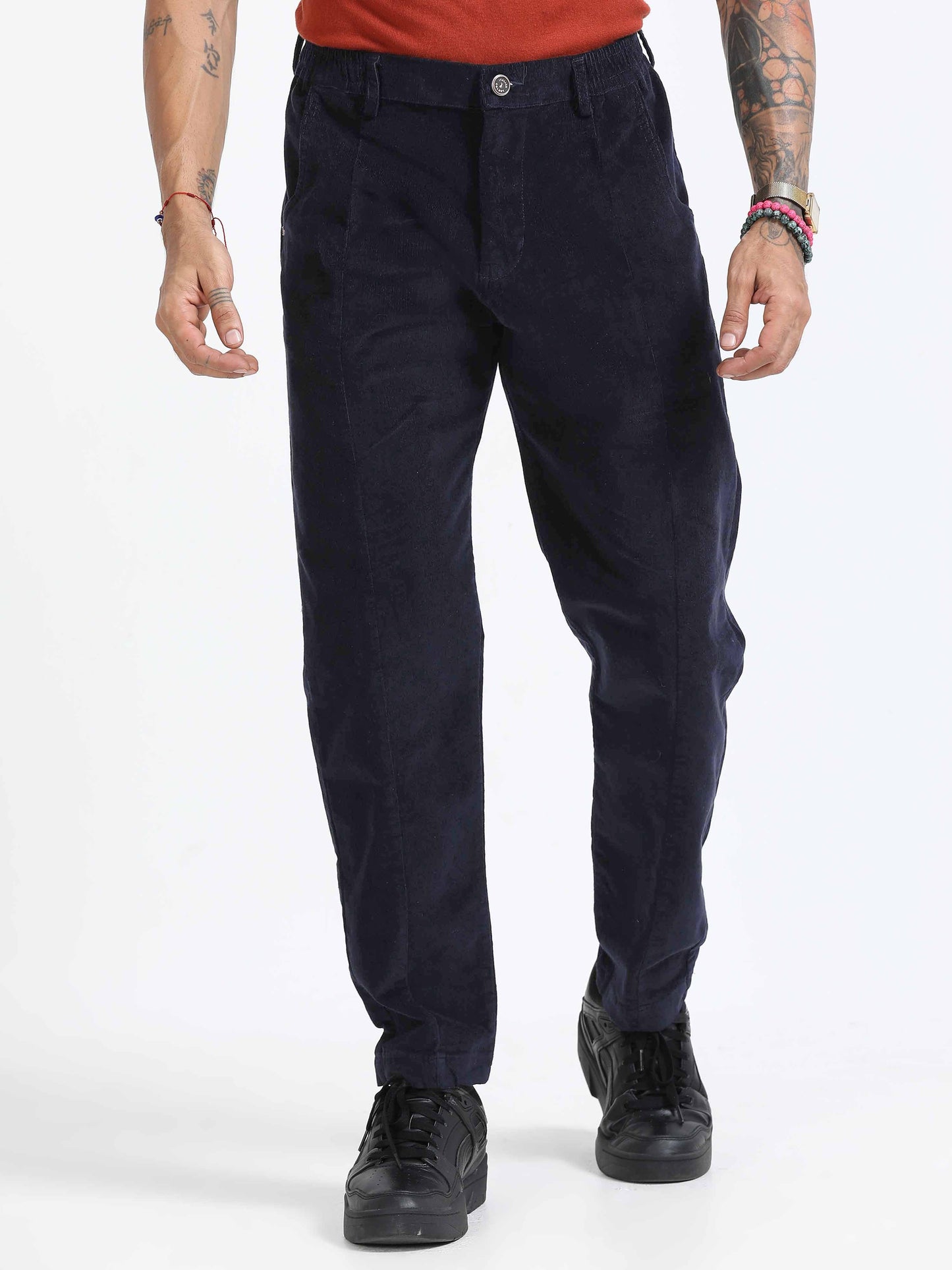 Premium Corduroy Pant In Navy