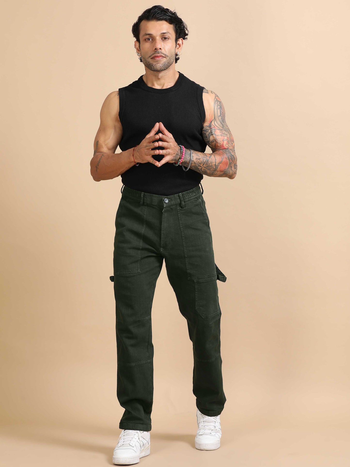 Craftline Carpenter Denim In Olive