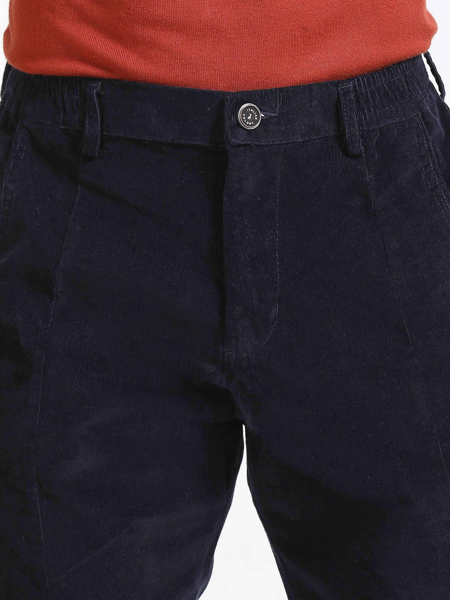 Premium Corduroy Pant In Navy