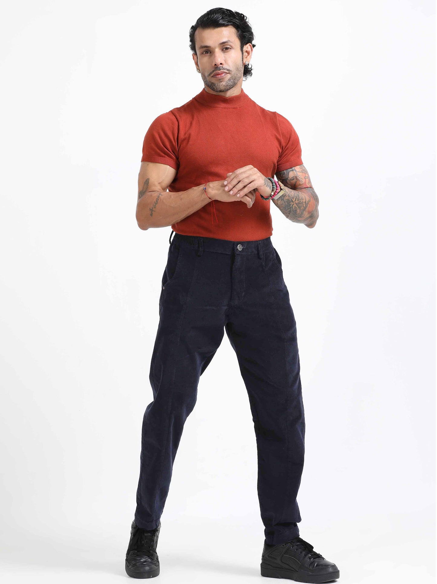 Premium Corduroy Pant In Navy