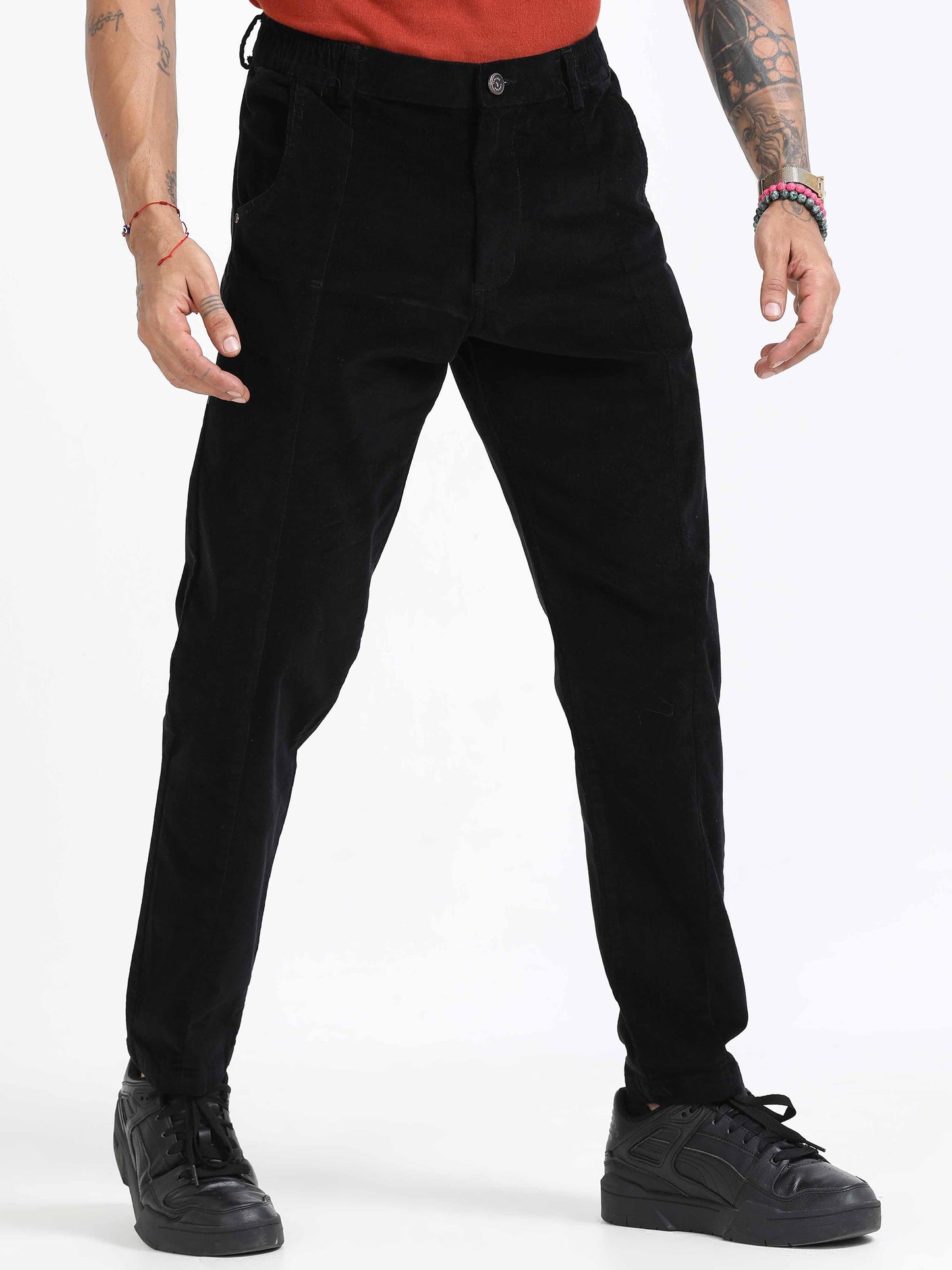 Premium Corduroy Pant In Black