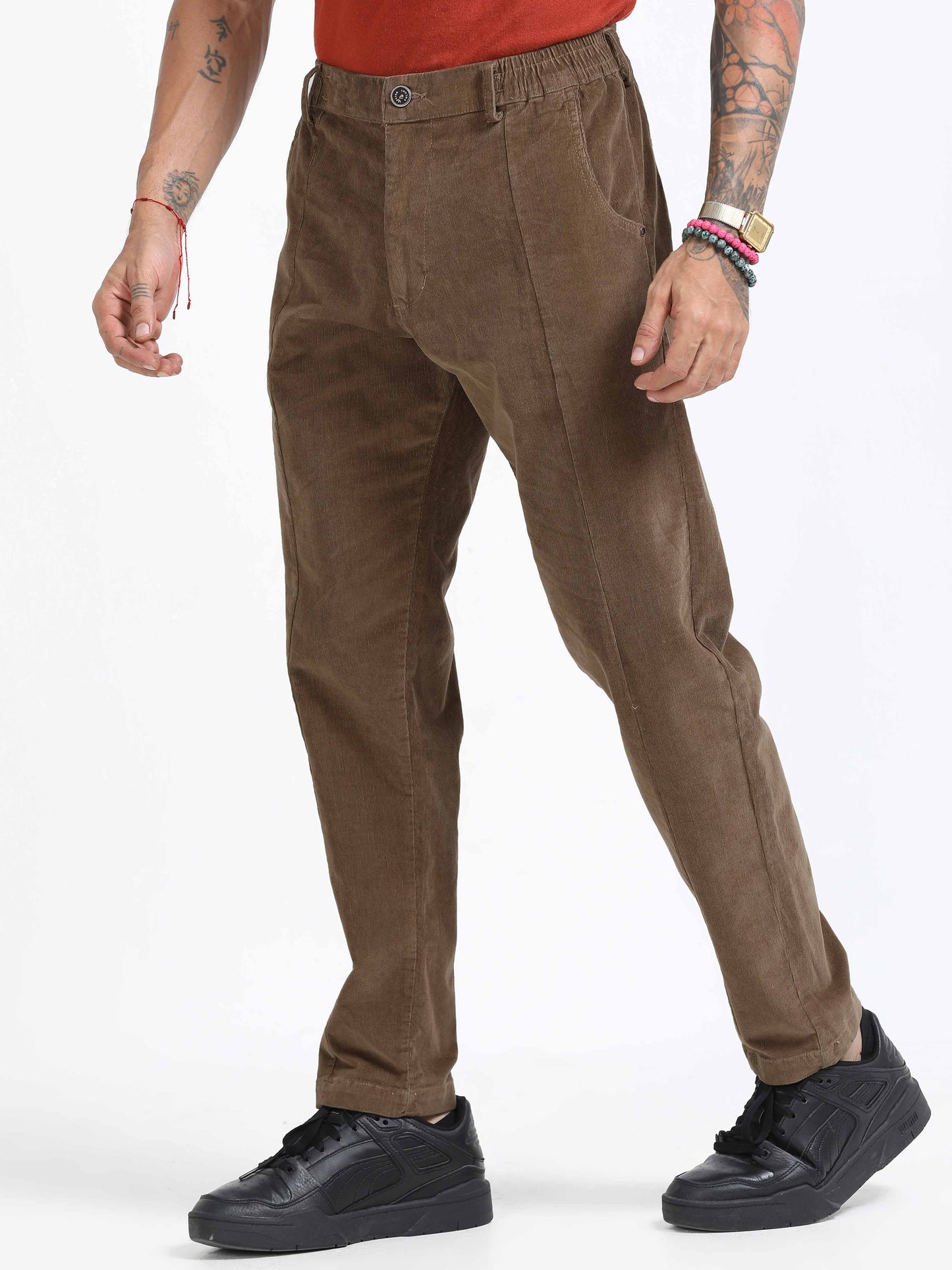 Premium Corduroy Pant In Brown