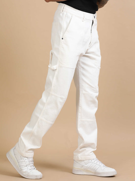 Craftline Carpenter Denim In White
