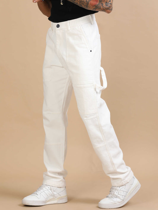 Craftline Carpenter Denim In White