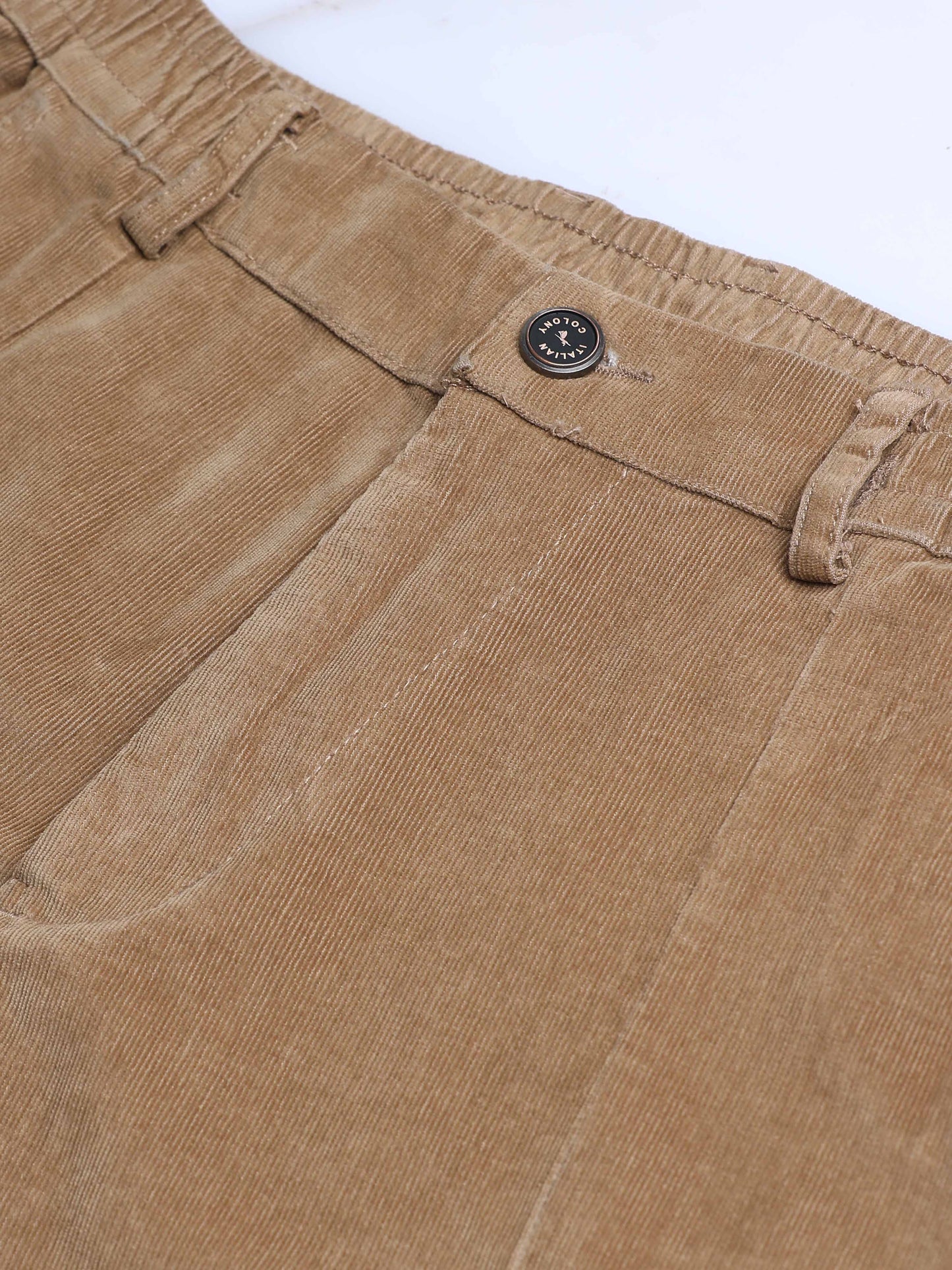 Premium Corduroy Pant In Khaki