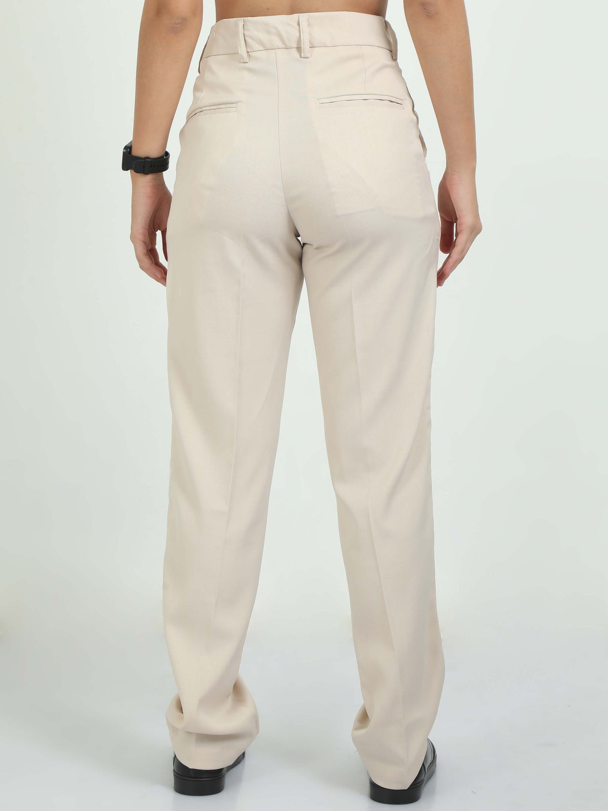 Women Bon Voyage Pleat Pant-Cream