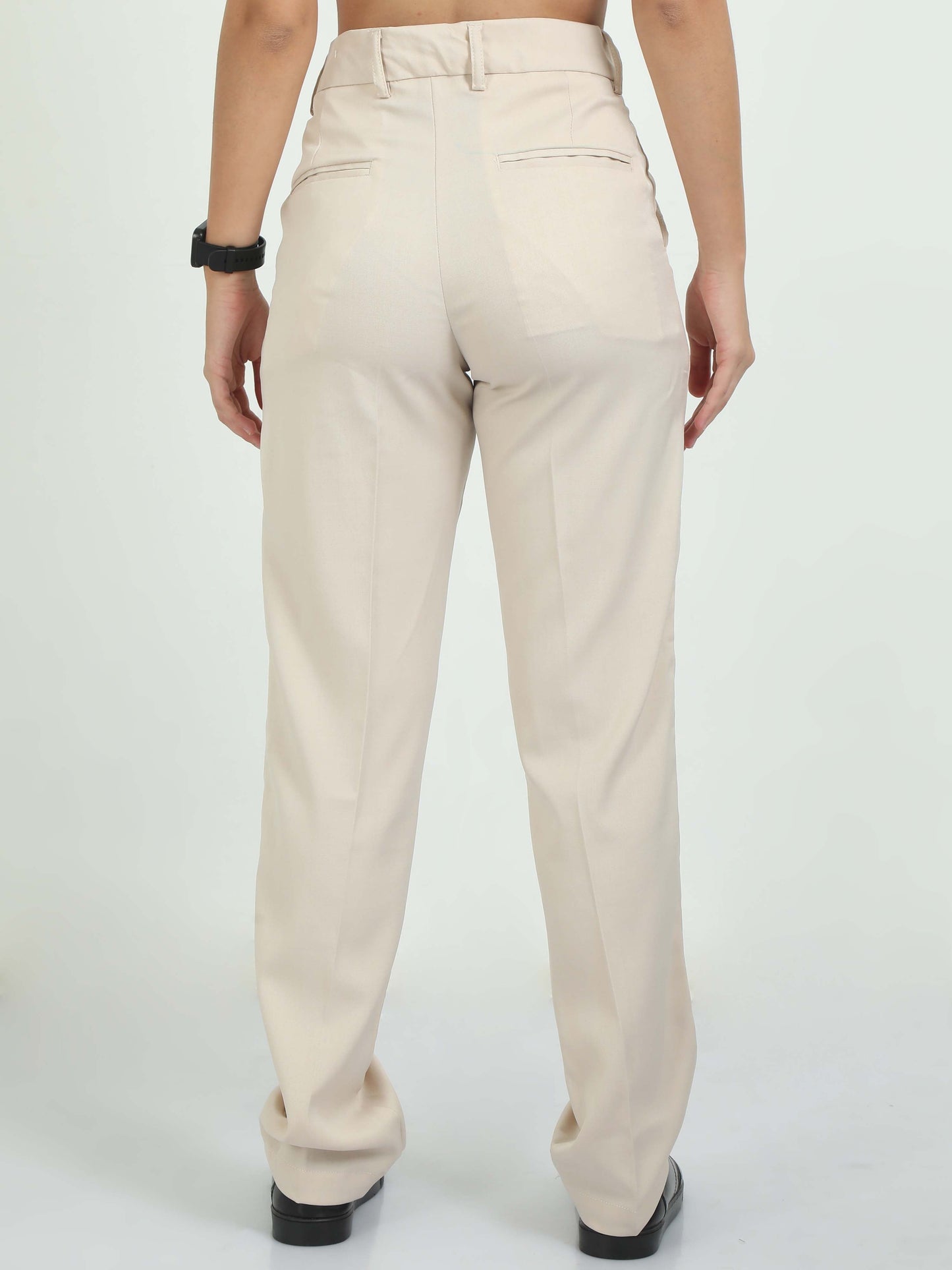 Women Bon Voyage Pleat Pant-Cream