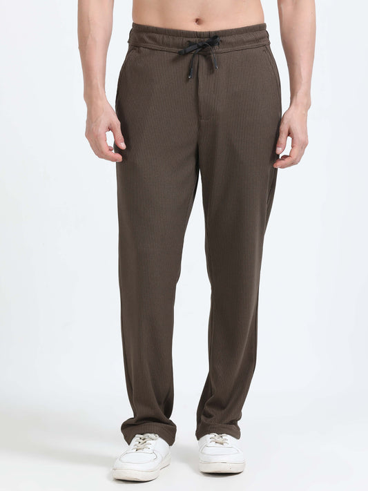 Men Popcorn Traveller Olive Green Trousers