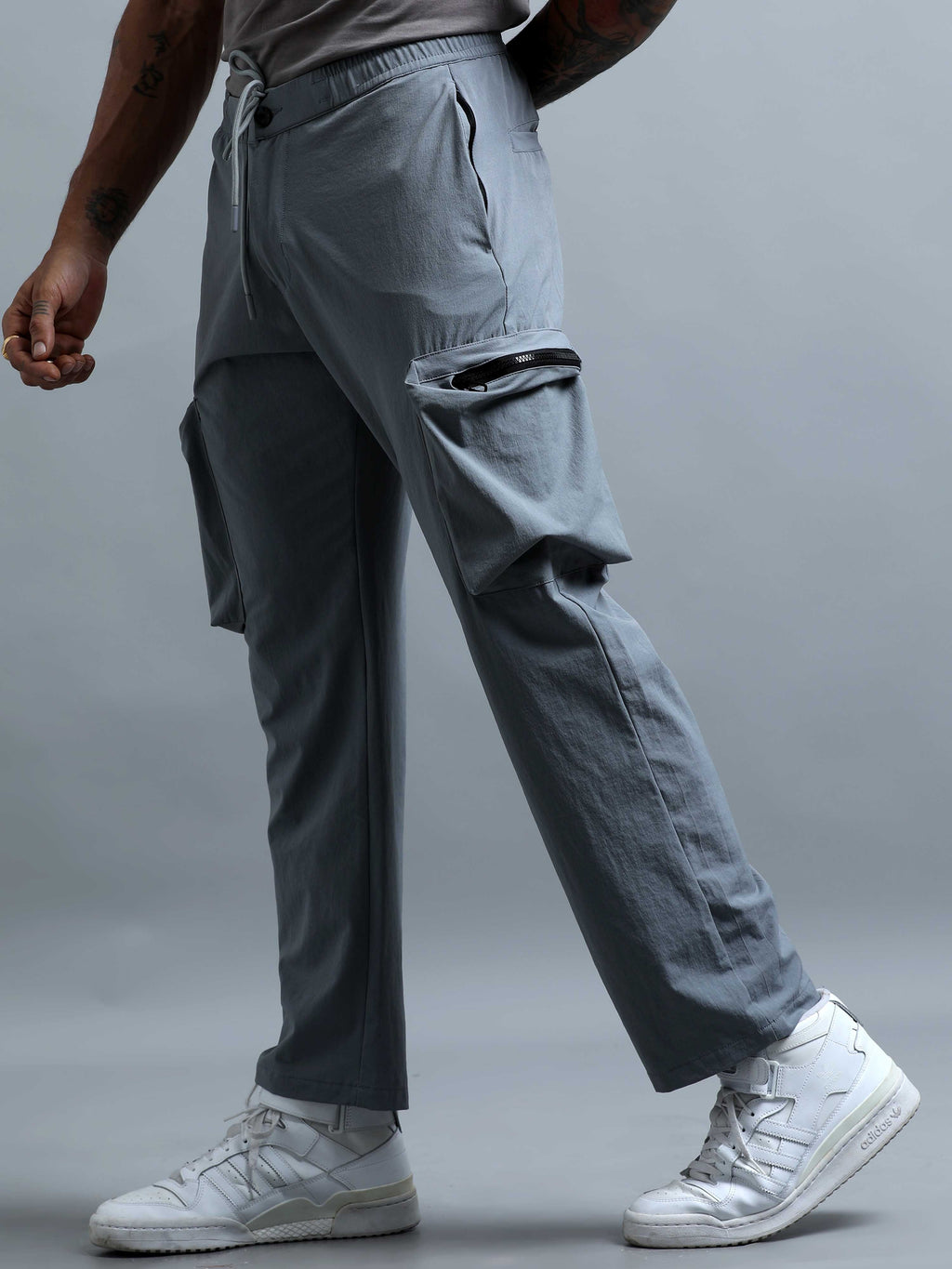 UrbanVoyage Relaxed Cargo In Light Grey