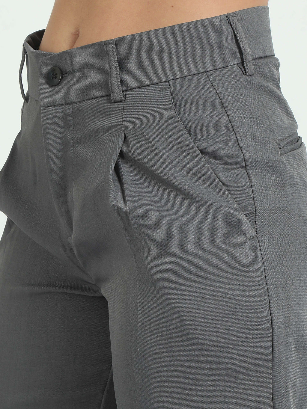 Women Bon Voyage Pleat Pant-Dk Grey