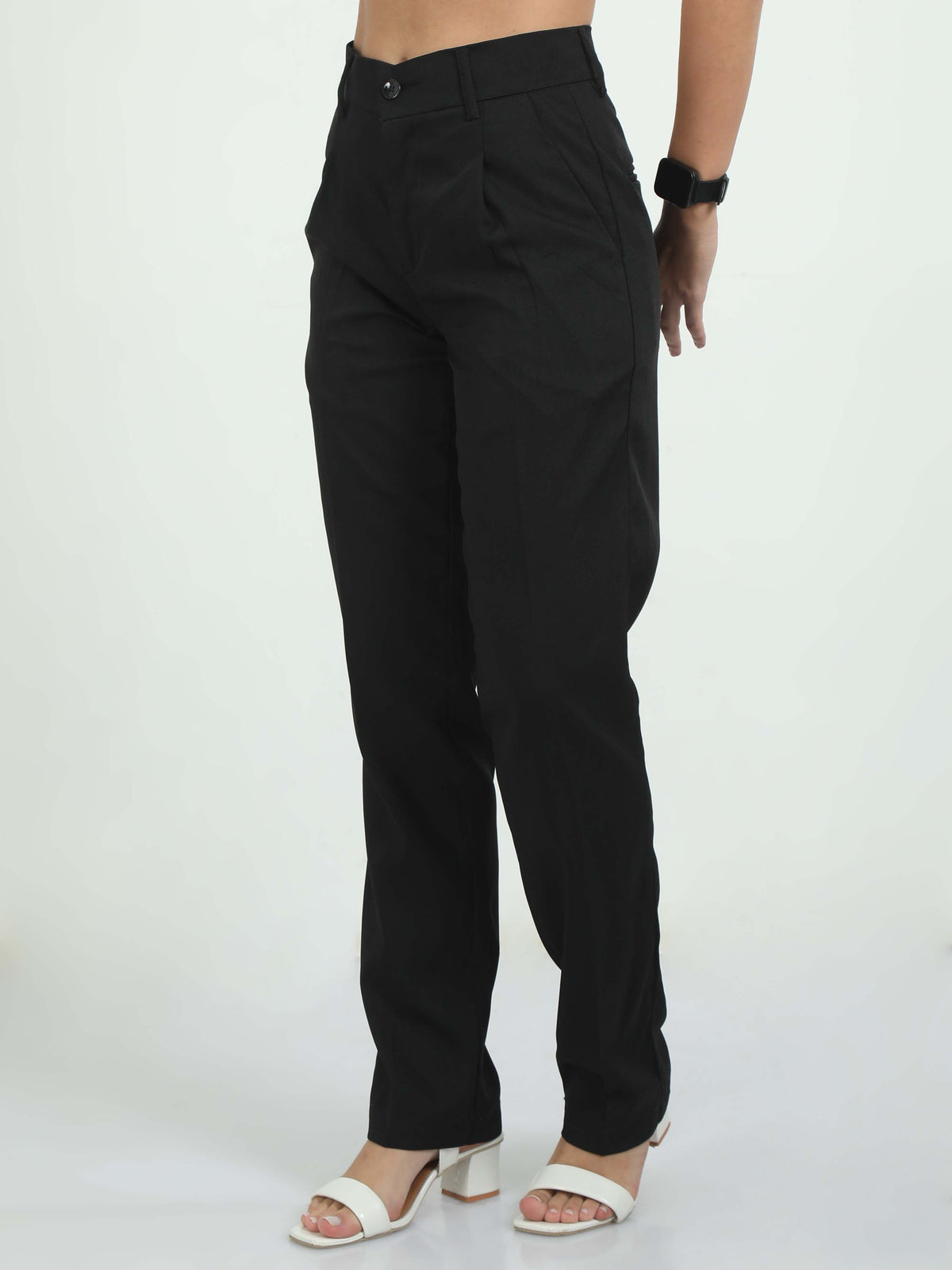 Women Bon Voyage Pleat Pant-Navy