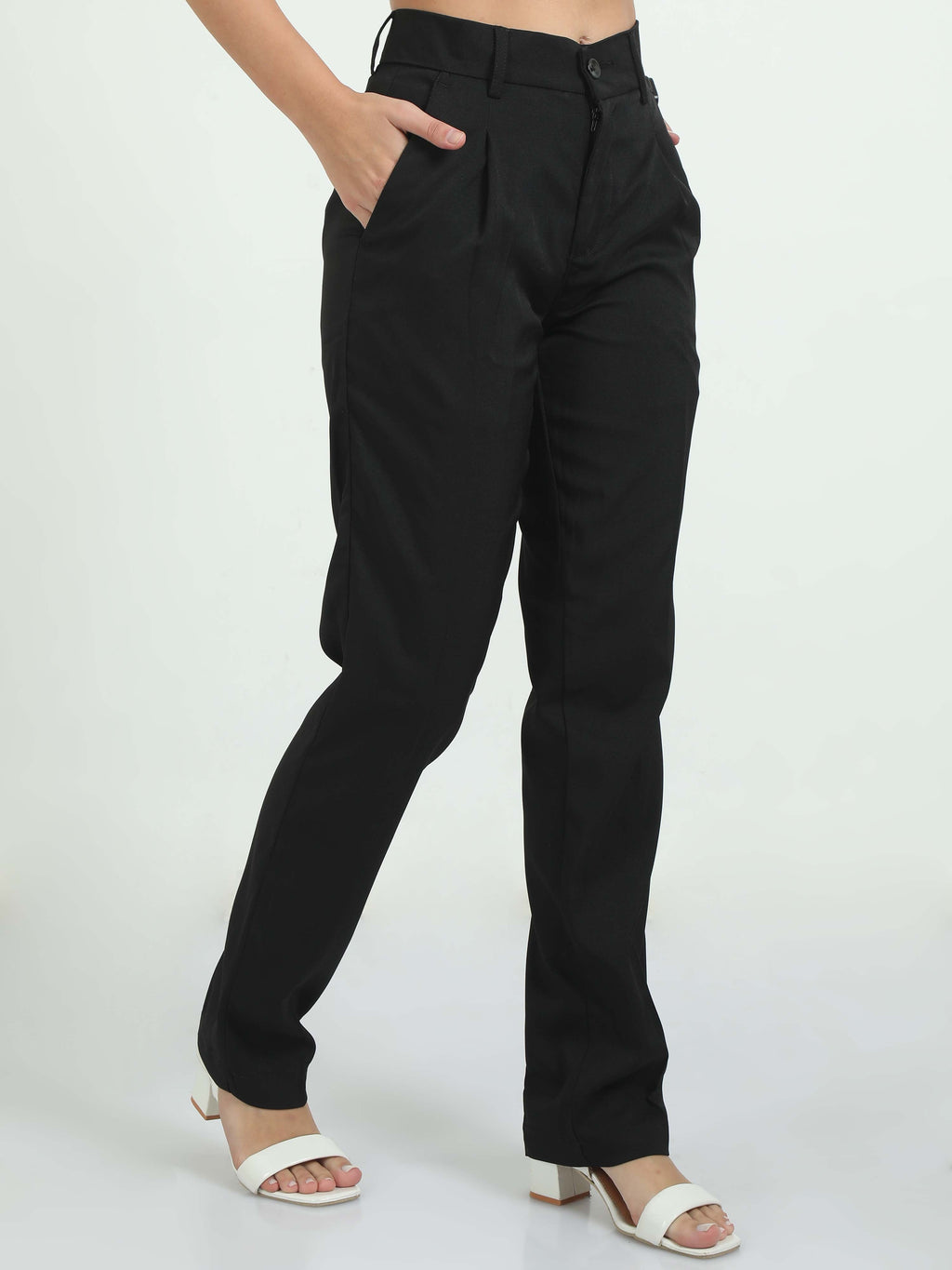 Women Bon Voyage Pleat Pant-Navy